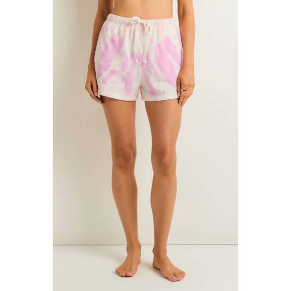 NEW Z SUPPLY heart breaker tie dye short in cotton candy - Picture 1 of 3